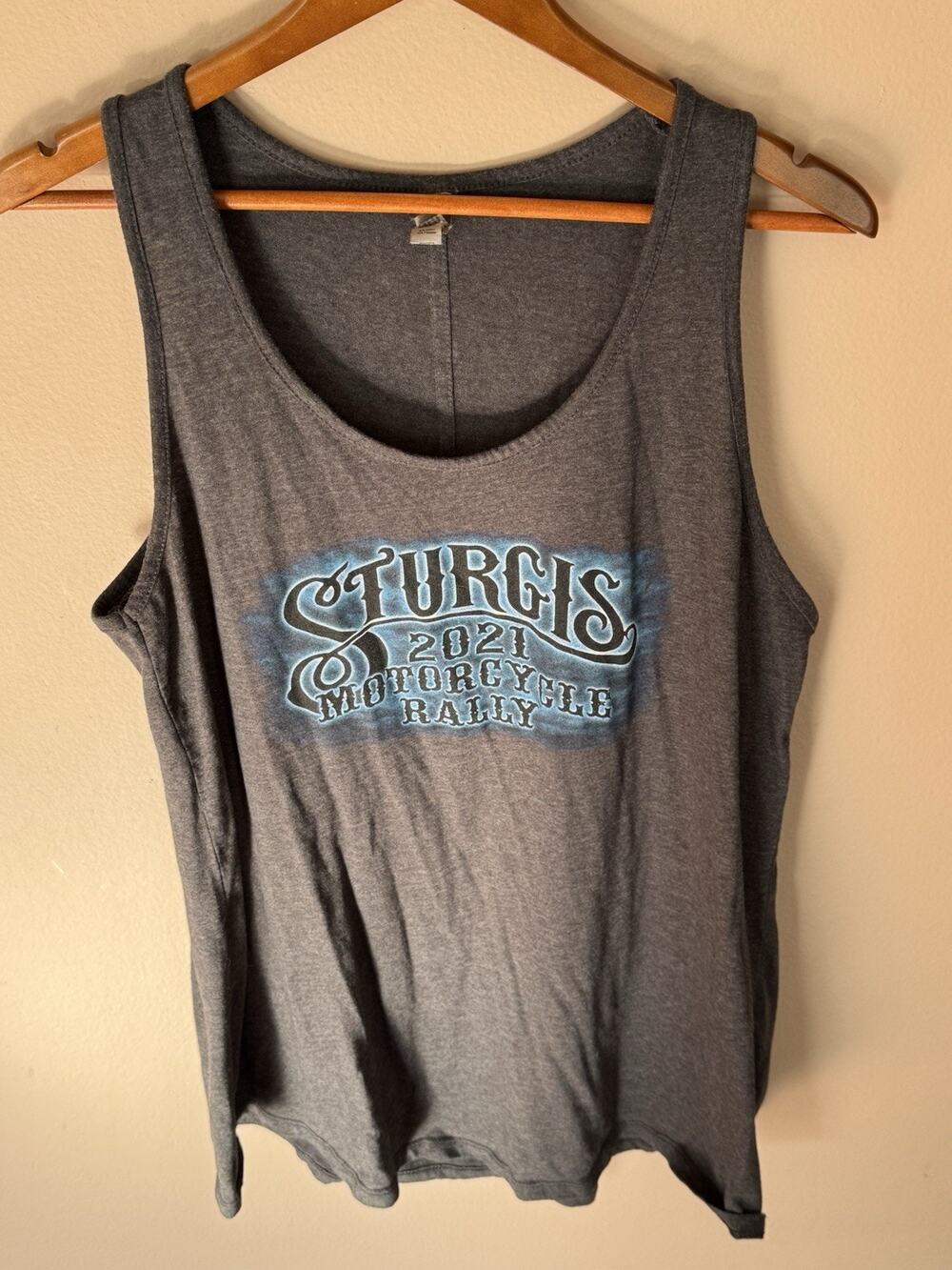 STURGIS 2021 Motorcycle Rally Dark Gray Tank Top BIKER Skeleton 81st 2XL